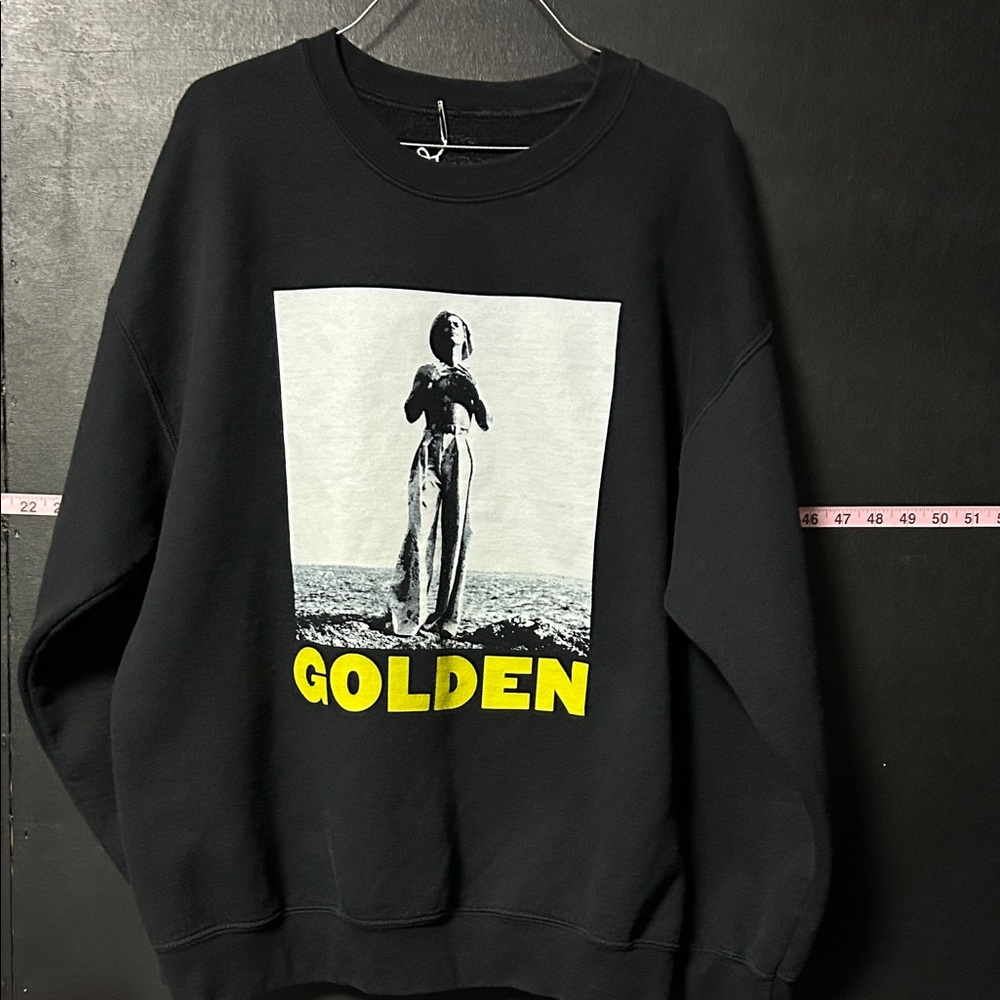 Harry Styles golden crewneck